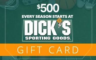 Gift cards-Dicks Sporting