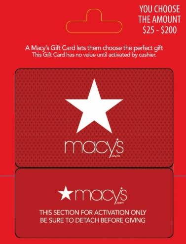 Macy Gift Card